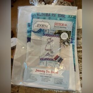 Choose a Month! ADORNit monthly Tea Towel Kit